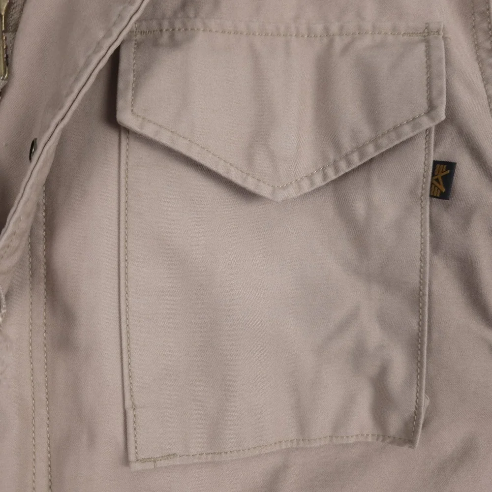 Alpha Industries M65 Field Coat Mens Medium Beige Cold Weather with ALS/92 Liner